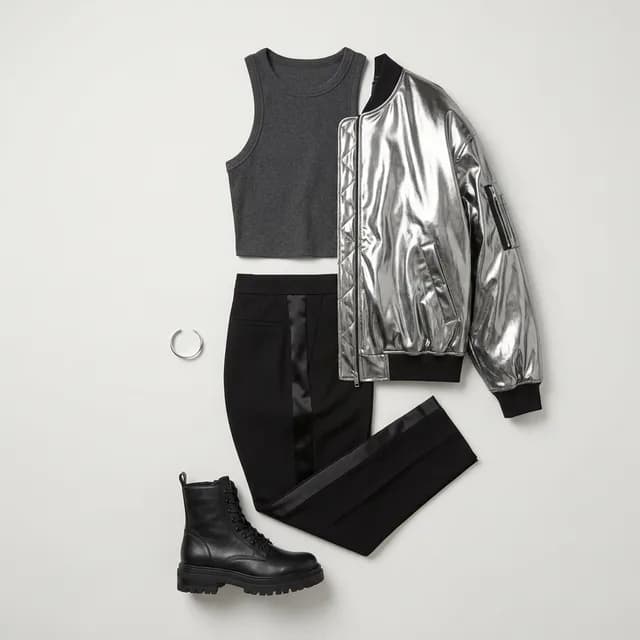Chrome techwear