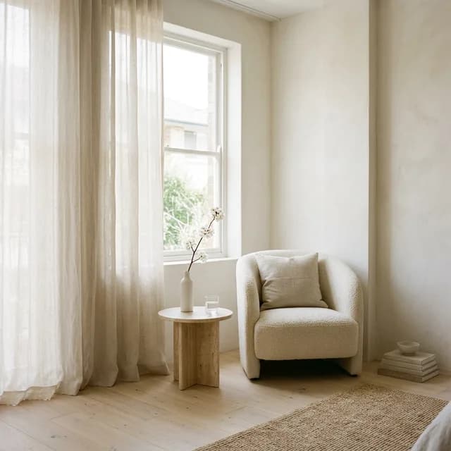 Sunlit studio