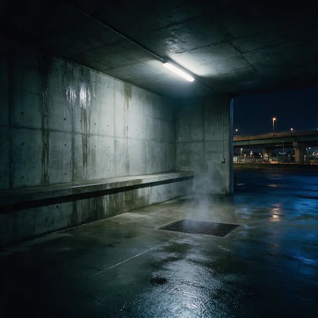 Underpass, night